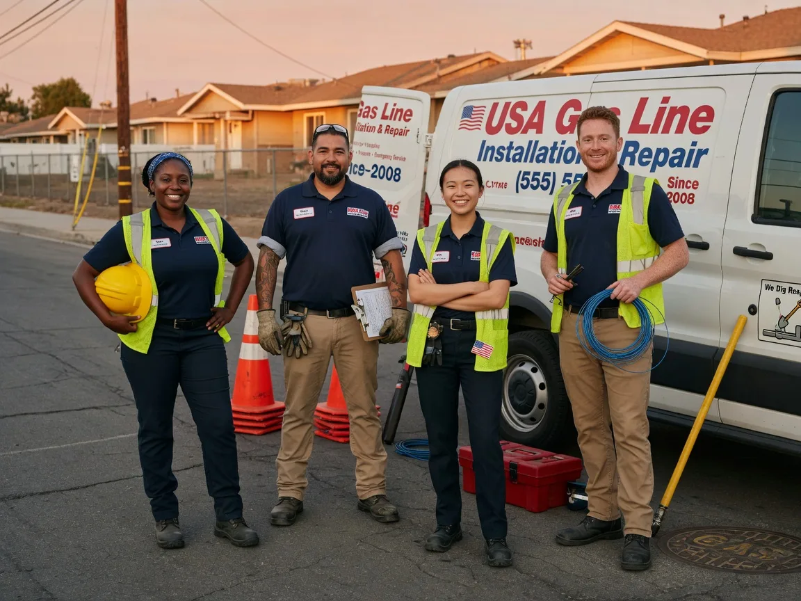 Gas Line Installation company in Blessing, TX